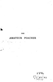 Cover of edition amateurpoacher01jeffgoog