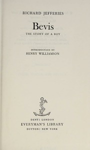 Cover of edition bevisstoryofboy0000jeff