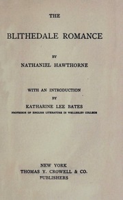 Cover of edition blithedaleromanc00hawt_3