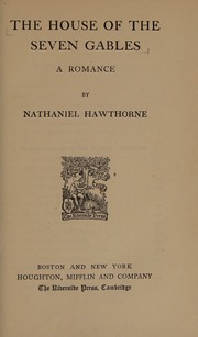 Cover of edition hawthornesworks0007unse