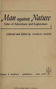 Cover of edition managainstnature0000char