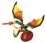 Aeralfos model from Tri Force Heroes