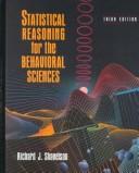 Statistical reasoning for the behavioral sciences by Richard J. Shavelson