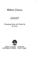 Cover of: Angst