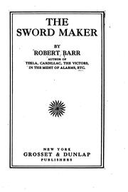 The Sword Maker by Robert Barr