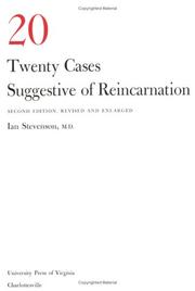 Twenty cases suggestive of reincarnation. by Ian Stevenson