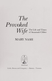 The provoked wife by Mary Nash