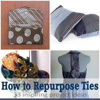 recycled tie DIY inspiration