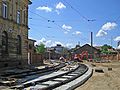 Blick in die nördliche Schlachthausstraße im Juli 2012 in südliche Richtung