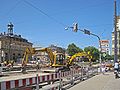 Die gleiche Baustelle in südwestlicher Blickrichtung