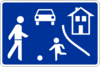 Verkehrsberuhigter Bereich / Spielstraße