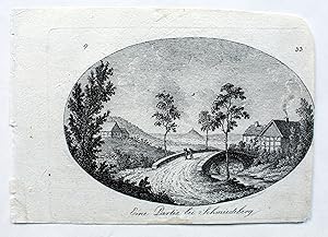 Eine Partie bei Schmiedeberg. Originalradierung aus Der Breslauische Erzähler 1808.