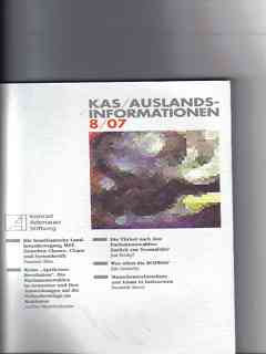 KAS / Auslandsinformationen 8/2007 ( Konrad-Adenauer-Stiftung )