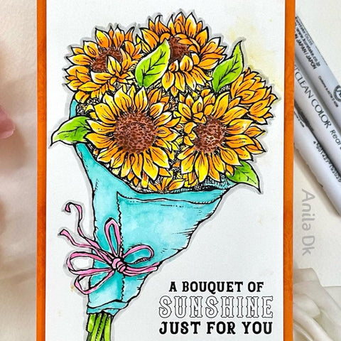 Bring Home Some Sunflowers Digital Stamp Set