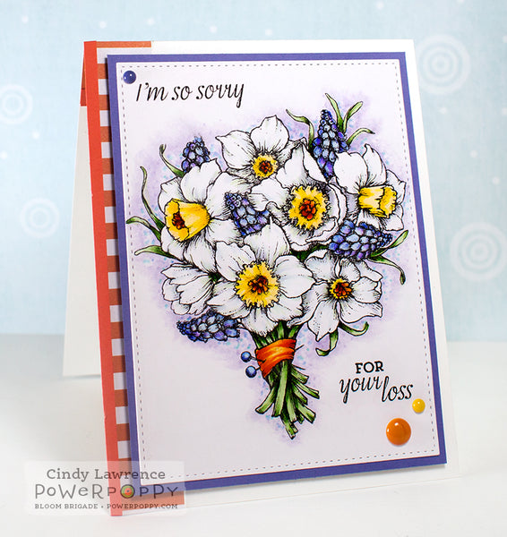 Daffodil Bouquet Digital Stamp Set