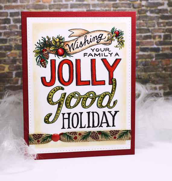 Handlettered Jolly Good Digital Stamp Set