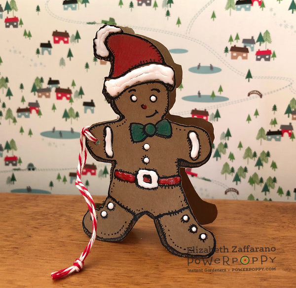 Gingerbread Family Digital Stamp Set