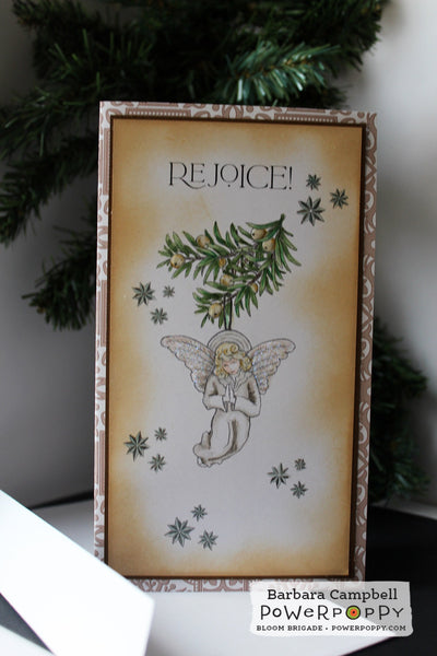 Enchanted Branches Nativity - Angel Digital Stamp Set