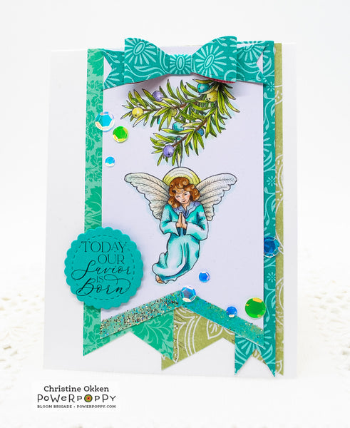 Enchanted Branches Nativity - Angel Digital Stamp Set