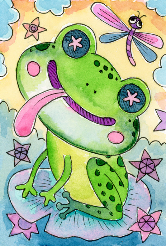 Froggy - Mini Print