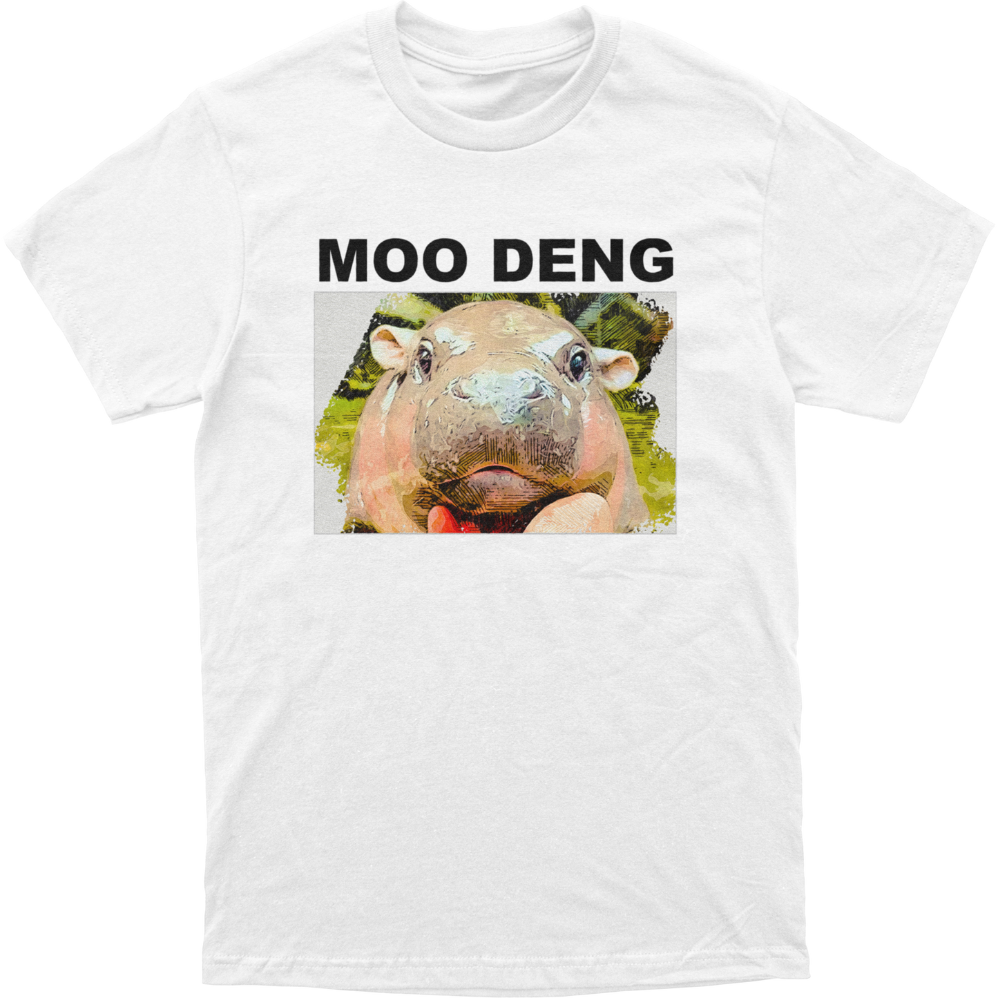 Moo Deng Illustrative Tee