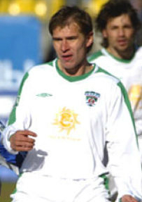 Kljoejev als speler van Terek Grozny in 2005