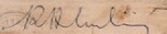 signature de Raúl Alberto Lastiri