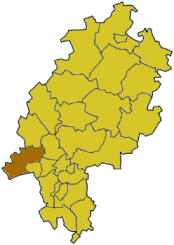 Lokasi Rheingau-Taunus-Kreis di Hessen