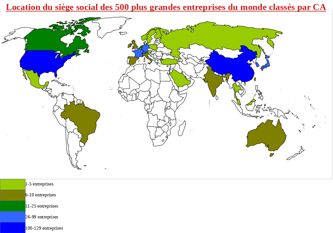 Carte siège sociaux CA