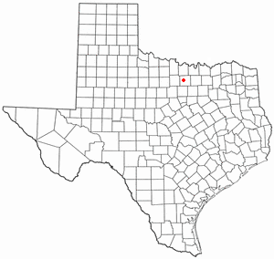 Lage von Bridgeport in Texas