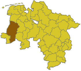 Landkreis Emsland i Niedersachsen