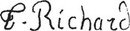 signature de Théodore Richard