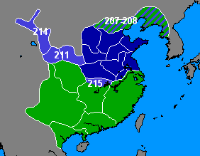 Cao Caos Expansion nach der Schlacht von Guandu