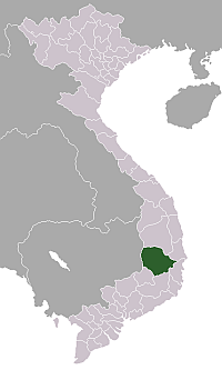 Location of Đắk Lắk Province