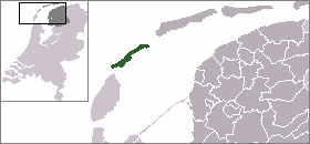 Poziția localității Vlieland