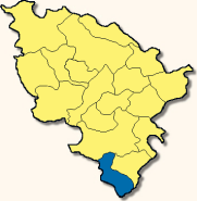 Poziția Gachenbach pe harta districtului Neuburg-Schrobenhausen