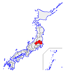 北関東の位置