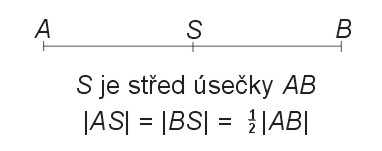 Střed úsečky