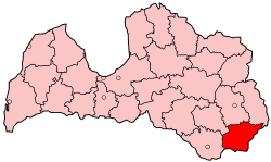 Location of Krāslava