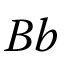 Modern Italic B