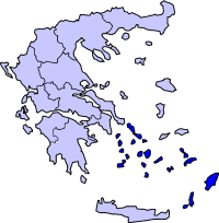 Location of Aegea Kidul Periphery in Greece