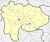 玉穂町、県内位置図