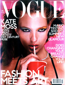 British Vogue a Kate Moss