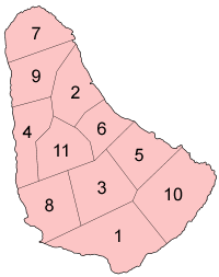 Tabula Barbatensium parochiarum.