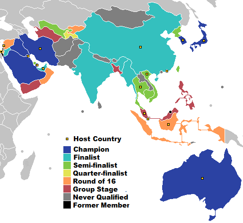 AFC Asian Cup Results