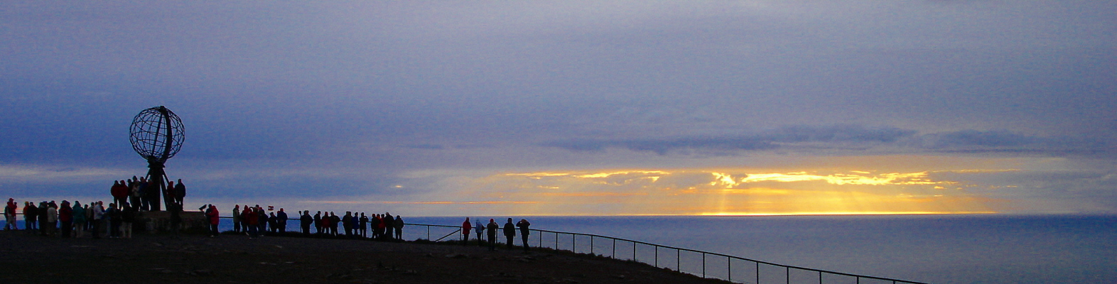 Nordkapp za bílé noci