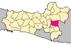 Location within Central Java