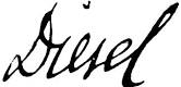 signature de Rudolf Diesel