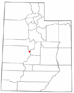 Location of Scipio, Utah