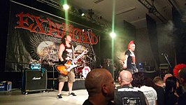 The Exploited in Vorselaar in 2018.